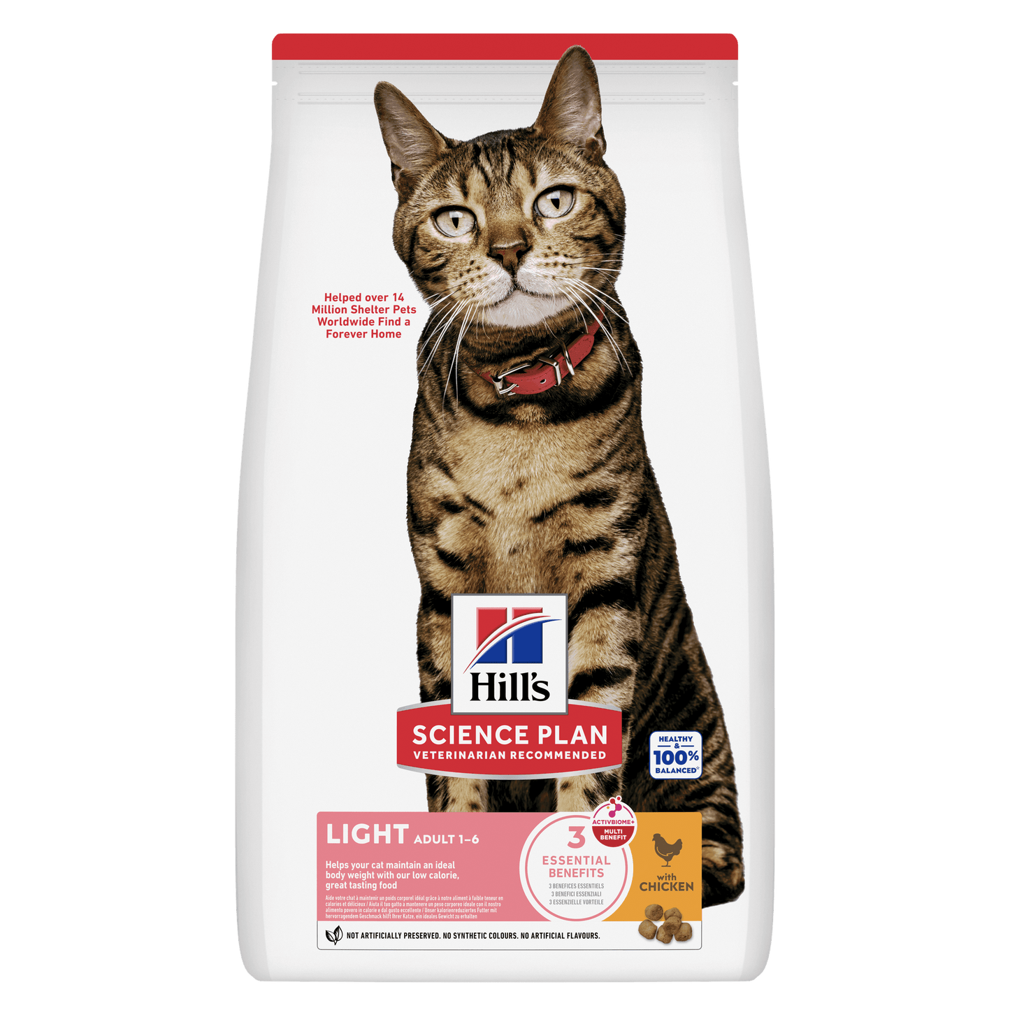 Hill's Science Plan Light Adult 1-6 Dry Cat Food - Chicken