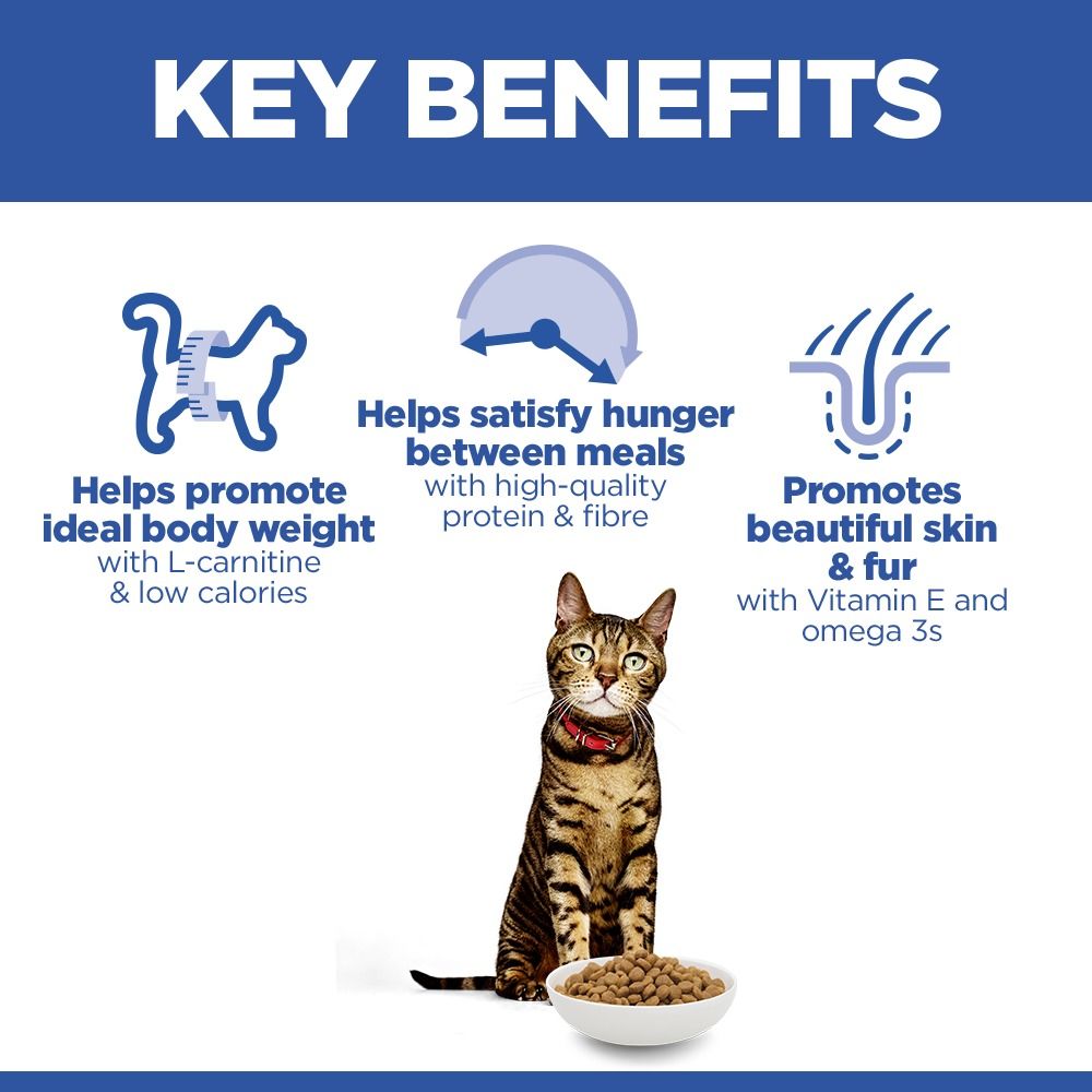 Hill's Science Plan Light Adult 1-6 Dry Cat Food - Chicken