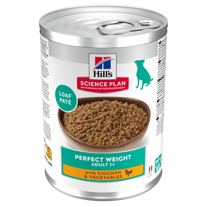 Hill's Science Plan Perfect Weight Wet Dog Food - Chicken & Vegetables