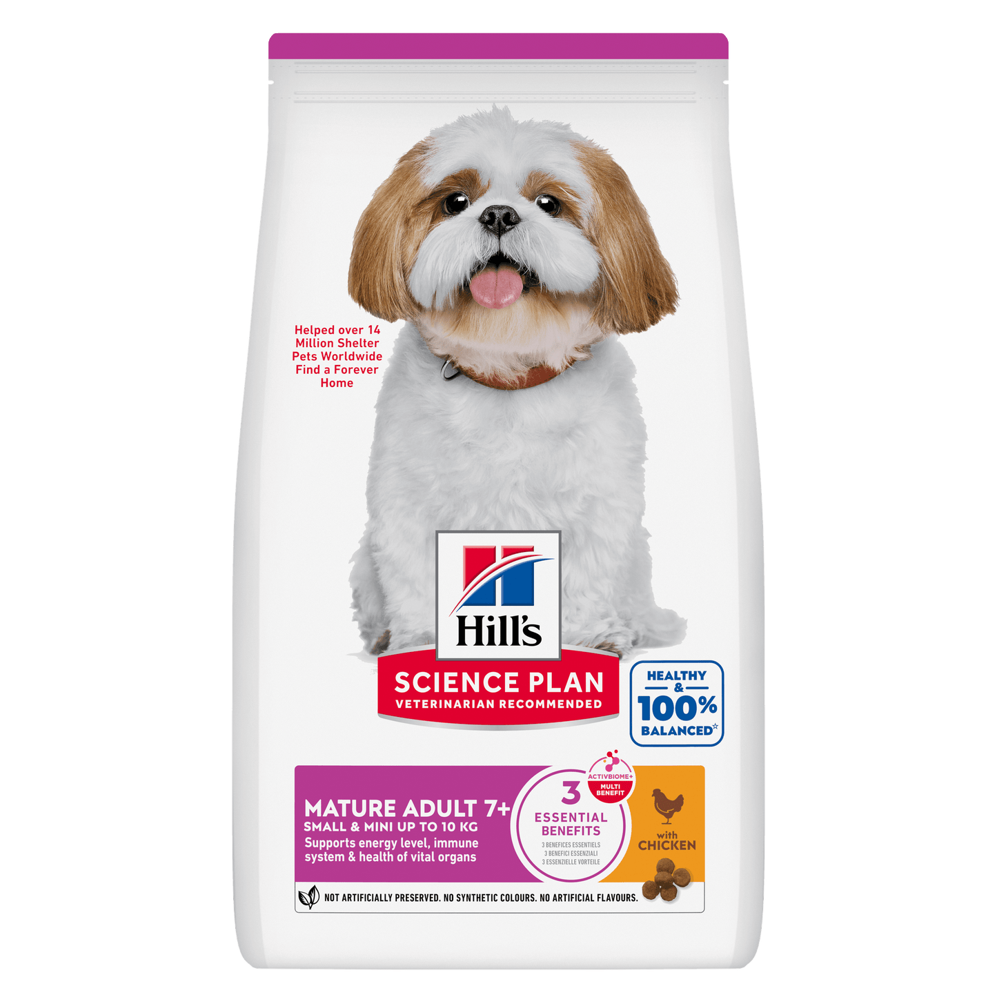 Hill's Science Plan Mature Adult 7+ Small & Mini Dry Dog Food - Chicken