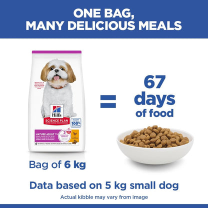Hill's Science Plan Mature Adult 7+ Small & Mini Dry Dog Food - Chicken