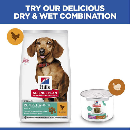 Hill's Science Plan Canine Small & Mini Adult Perfect Weight Chicken