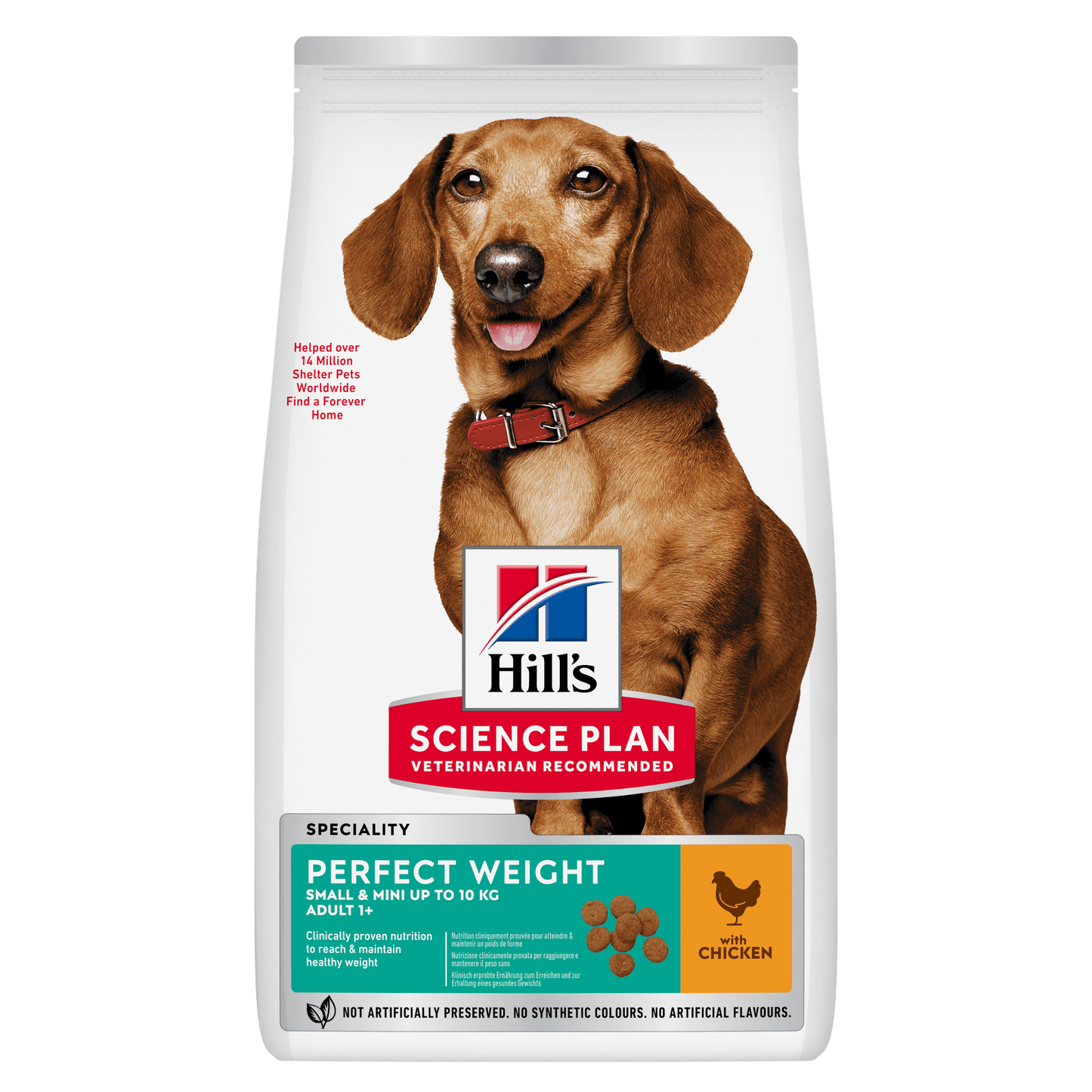 Hill's Science Plan Perfect Weight Adult Small & Mini Dry Dog Food with Chicken - 6kg