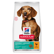Hill's Science Plan Perfect Weight Adult Small & Mini Dry Dog Food with Chicken - 6kg