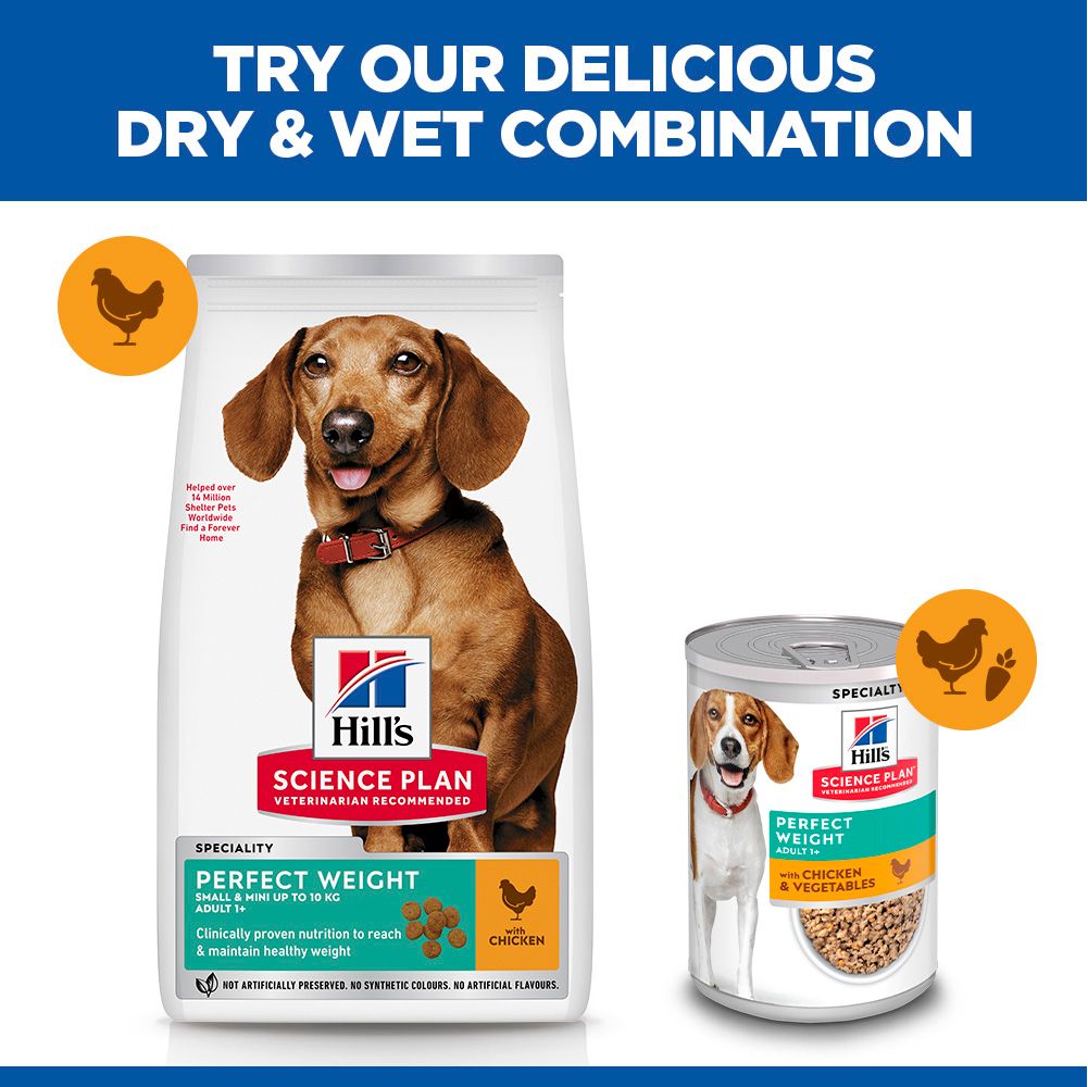 Hill's Science Plan Canine Small & Mini Adult Perfect Weight Chicken