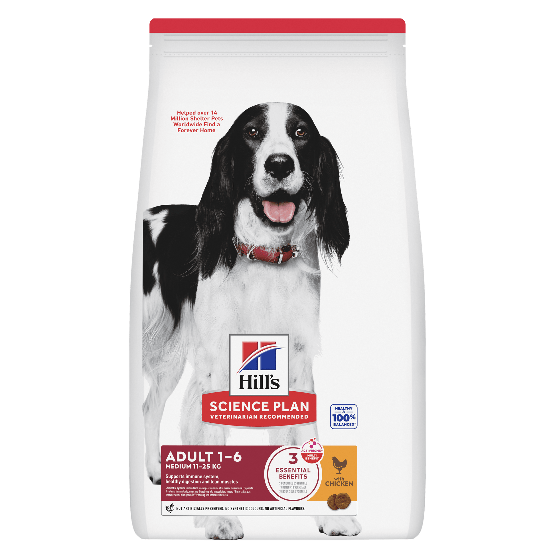 Hill's Hill'S Science Plan Chicken Turkey Adult Dry Dog Food pet food packaging