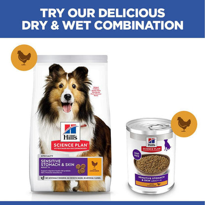 Hill's Science Plan Adult Medium Sensitive Stomach & Skin Chicken Dog Food