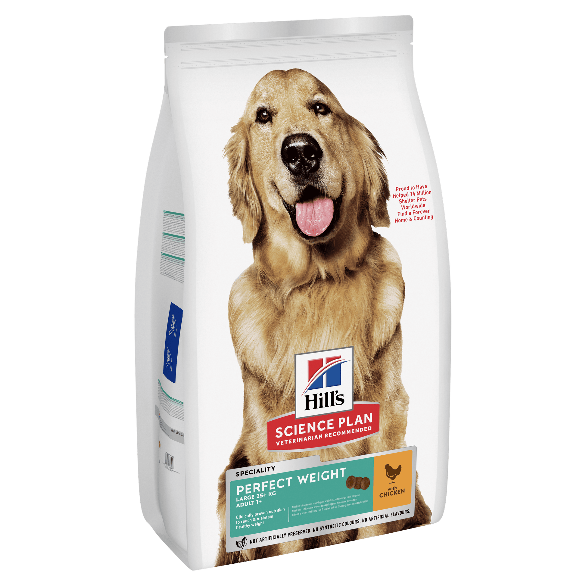 Hill's Hill'S Science Plan Weight Chicken Turkey Adult Dry Dog Food pet food packaging