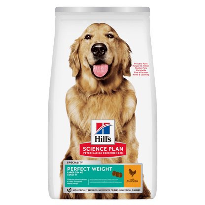 Hill's Science Plan Perfect Weight Large Adult 1+ Dry Dog Food - Chicken