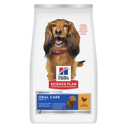 Hill's Science Plan Adult Oral Care Chicken Dry Dog Food