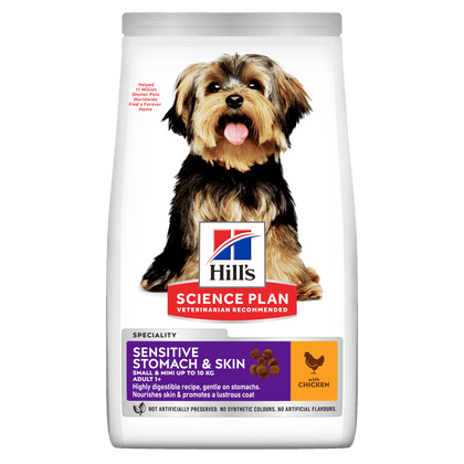 Hill's Science Plan Canine Adult Small and Miniature Sensitive Stomach and Skin
