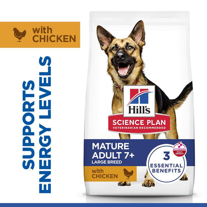 Hill's Science Plan Large Mature Adult 6+ Dry Dog Food - Chicken