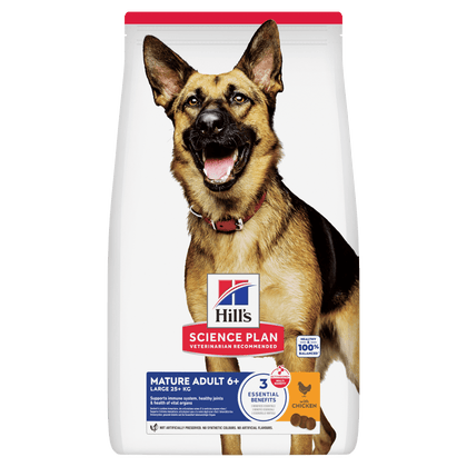 Hill's Science Plan Large Mature Adult 6+ Dry Dog Food - Chicken