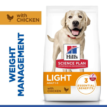 Hill's Science Plan Light Large Adult 1-5 Dry Dog Food - Chicken