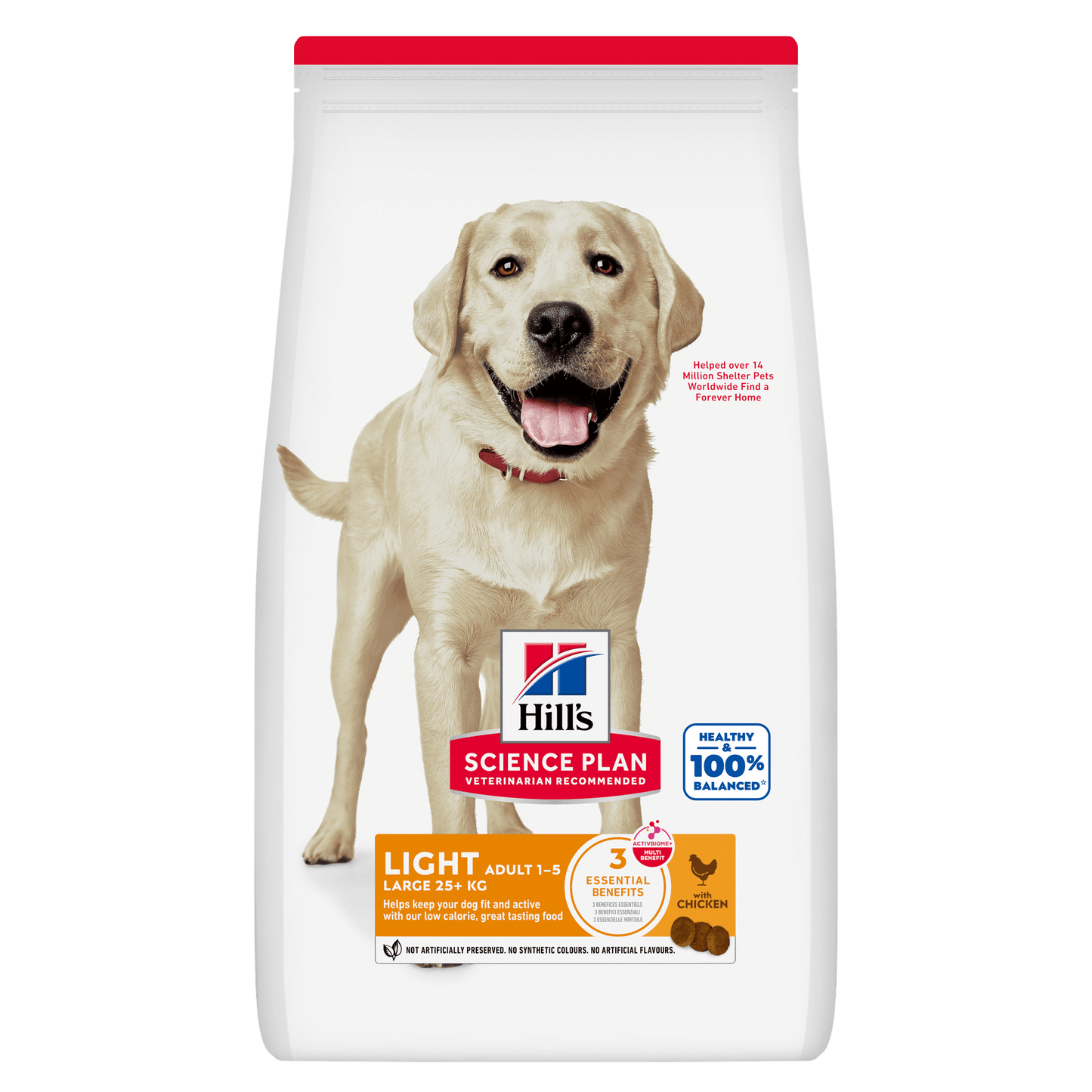 Hill's Science Plan Light Large Adult 1-5 Dry Dog Food - Chicken
