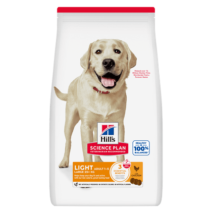 Hill's Science Plan Light Large Adult 1-5 Dry Dog Food - Chicken