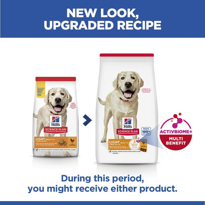 Hill's Science Plan Light Large Adult 1-5 Dry Dog Food - Chicken