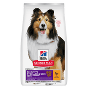 Hill's Science Plan Sensitive Stomach & Skin Medium Adult 1+ Dry Dog Food - Chicken