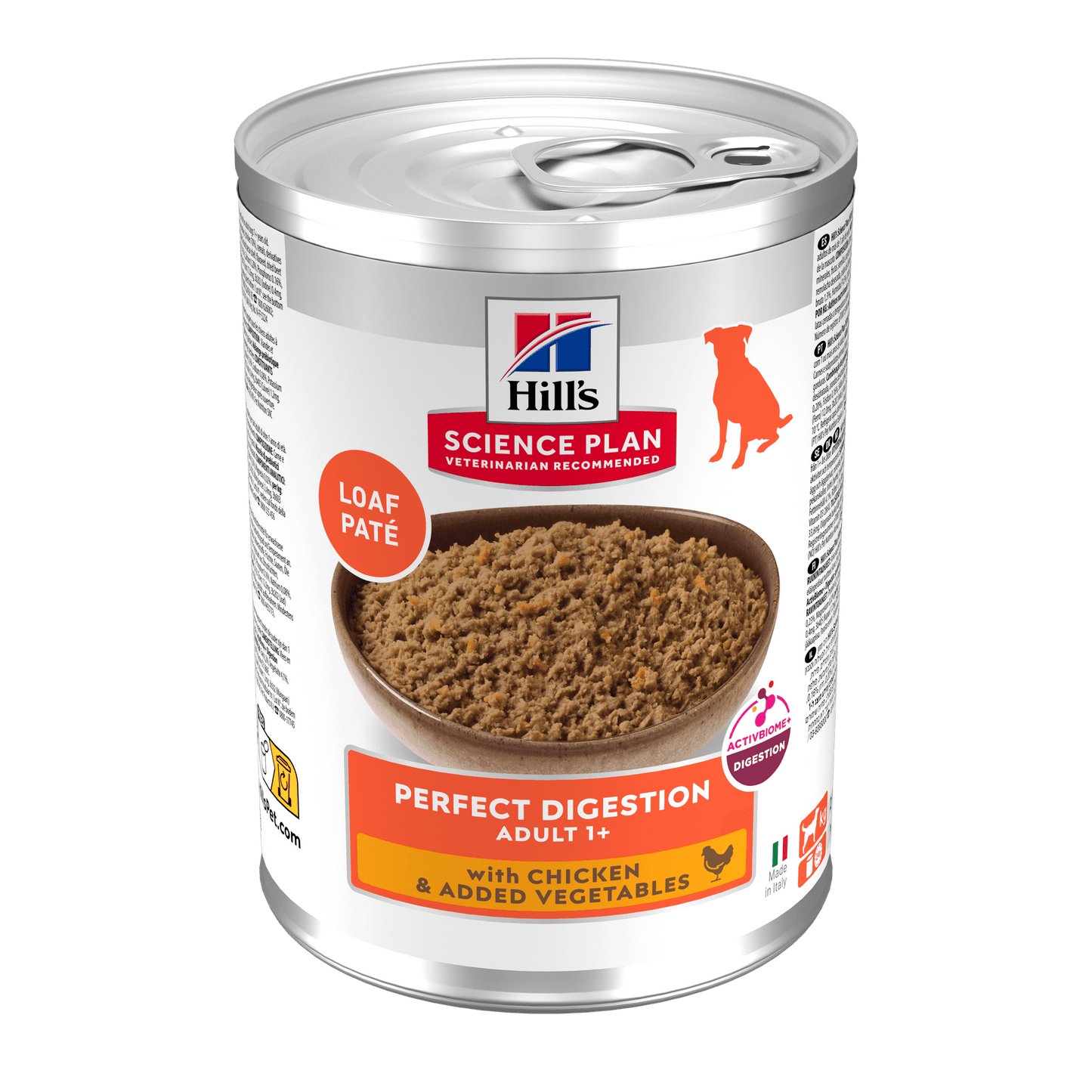 Hill's Science Plan Perfect Digestion Medium Adult 1+ Wet Dog Food with Chicken & Vegetables - 12 x 363g Can
