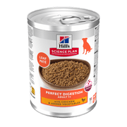 Hill's Science Plan Perfect Digestion Medium Adult 1+ Wet Dog Food with Chicken & Vegetables - 12 x 363g Can