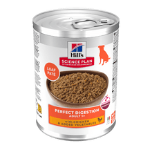 Hill's Science Plan Perfect Digestion Medium Adult 1+ Wet Dog Food with Chicken & Vegetables - 12 x 363g Can