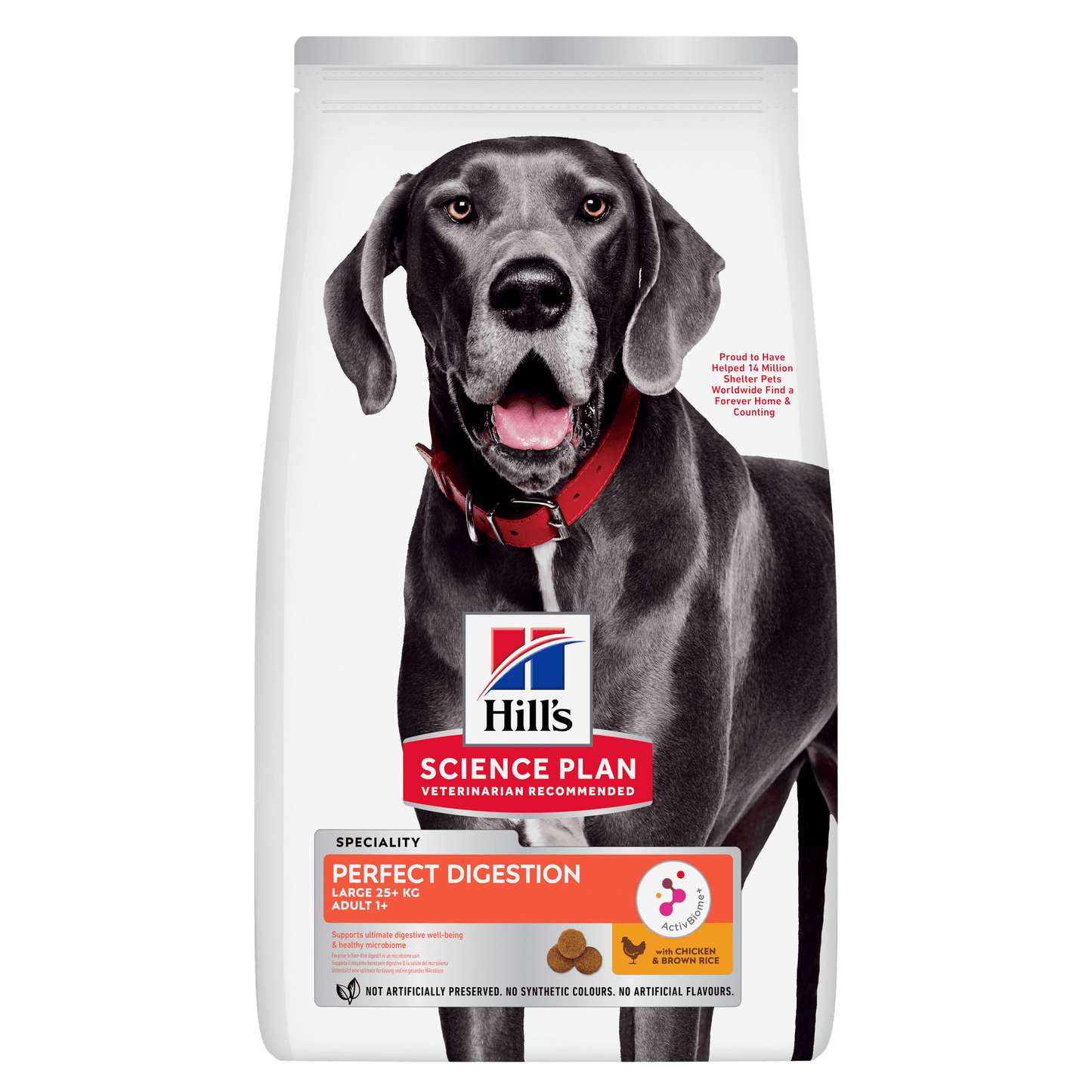 Hill's Science Plan Perfect Digestion Large Breed Adult 1+ Dry Dog Food - Chicken & Brown Rice