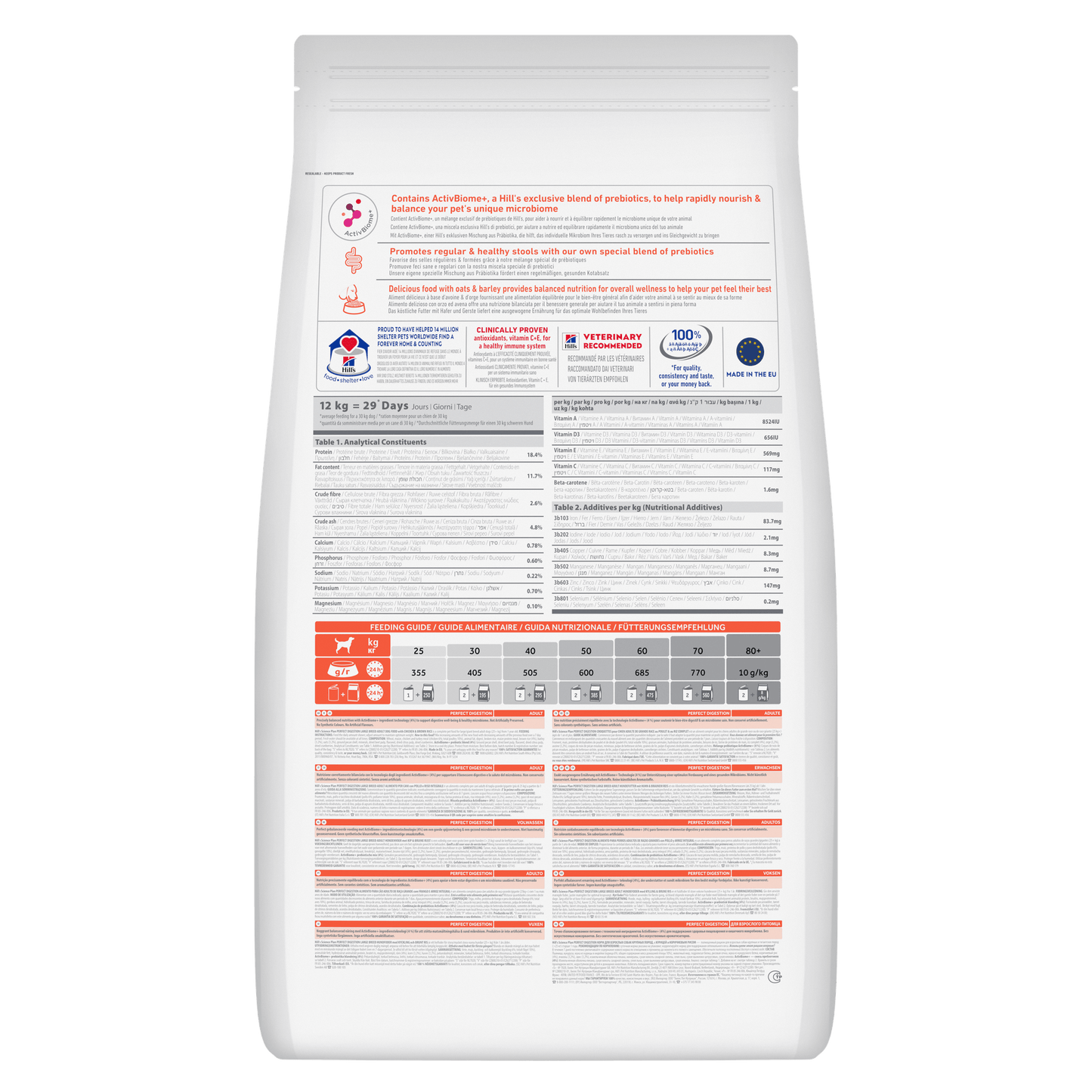 Hill's Science Plan Perfect Digestion Large Breed Adult 1+ Dry Dog Food - Chicken & Brown Rice