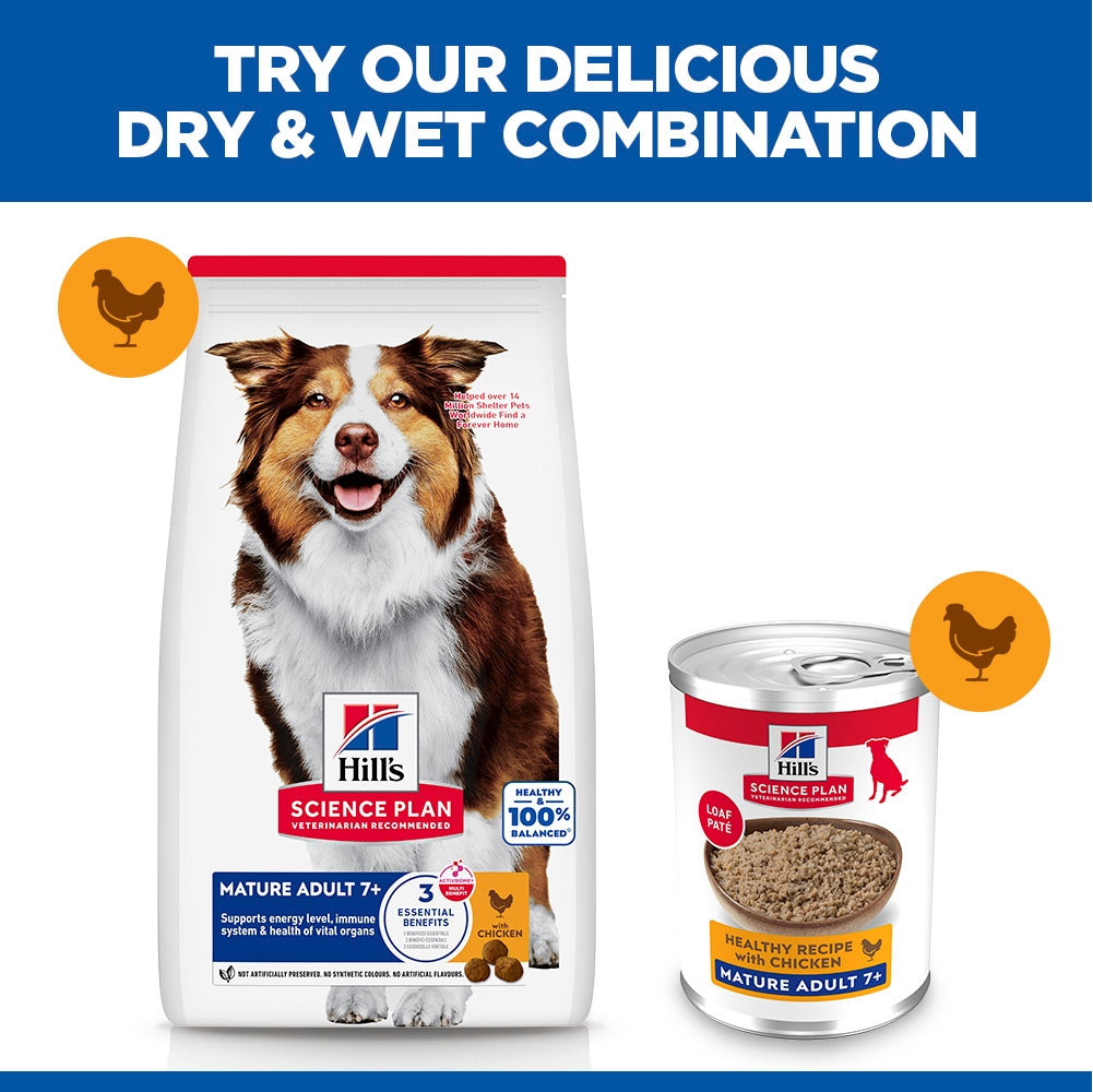 Hill's Science Plan Canine Mature Adult Wet Dog Food - Chicken