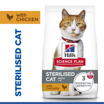 Hill's Science Plan Sterilised Cat Adult Cat Dry Food - Chicken