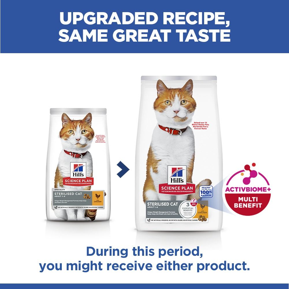 Hill's Science Plan Sterilised Cat Adult Cat Dry Food - Chicken