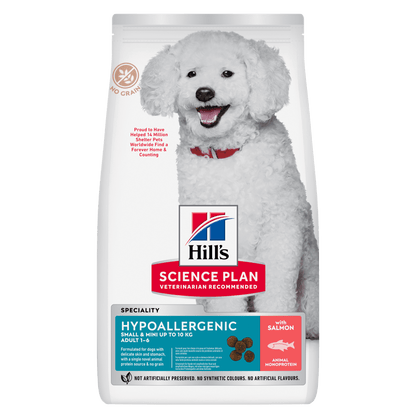 Hill's Science Plan Hypoallergenic Small & Mini Adult Dry Dog Food - Salmon