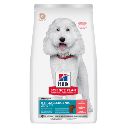 Hill's Science Plan Hypoallergenic Medium Adult Dry Dog Food - Salmon
