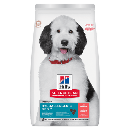 Hill's Science Plan Hypoallergenic Large Adult Dry Dog Food - Salmon