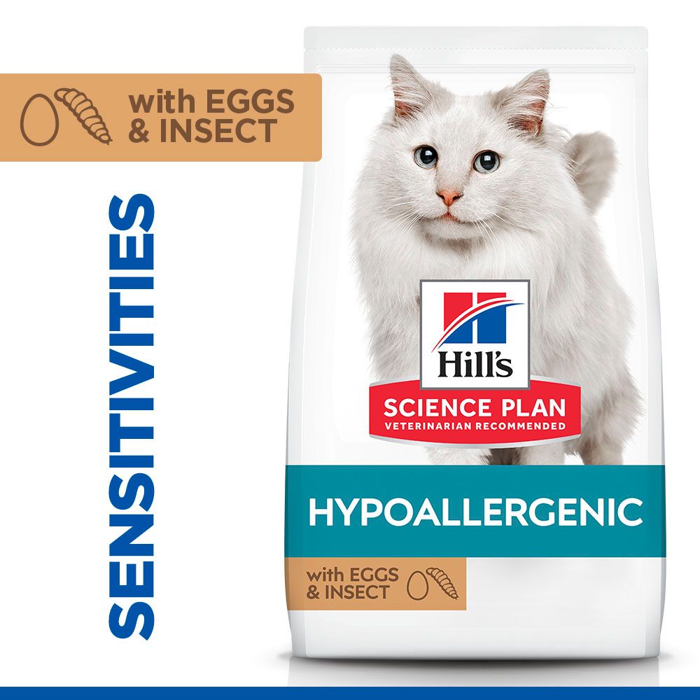 Hill's Science Plan Hypoallergenic Insect & Egg Adult Dry Cat Food