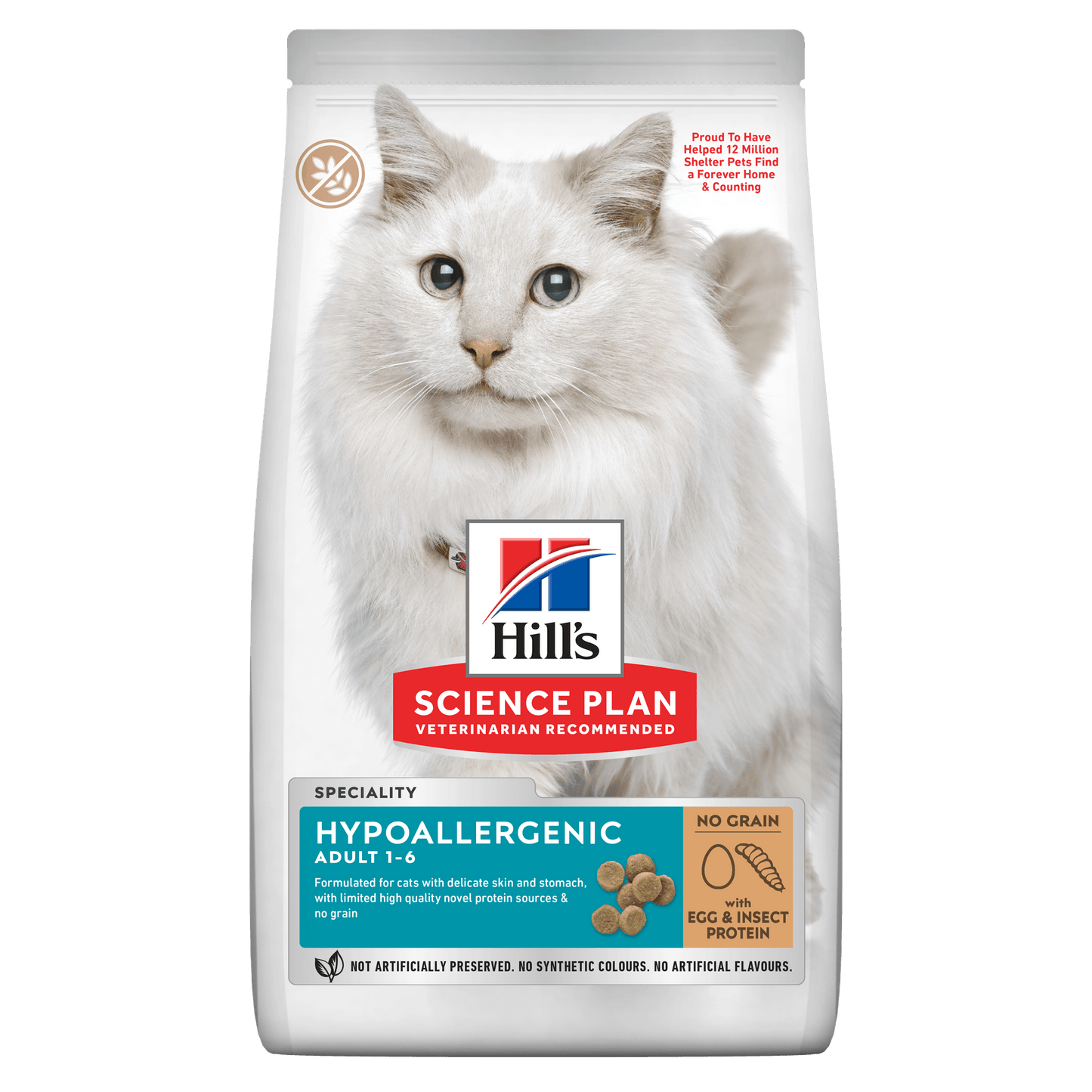 Hill's Science Plan Hypoallergenic Insect & Egg Adult Dry Cat Food