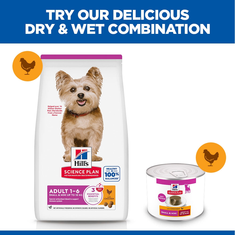 Hill's Science Plan Small & Mini Adult Wet Dog Food - Chicken