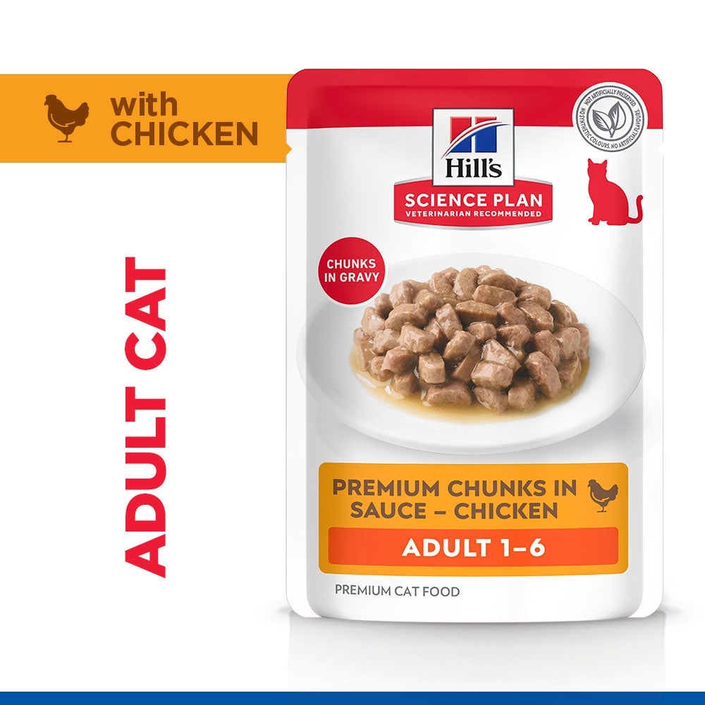 Hill's Science Plan Adult 1-6 Wet Cat Food - Chicken