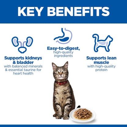 Hill's Science Plan Adult Wet Cat Food Premium Chunks in Sauce with Ocean Fish