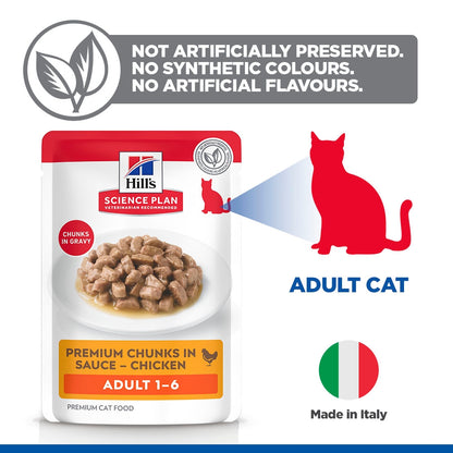 Hills Science Plan Feline Adult 1-6 Favourite Selection Pouches