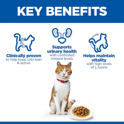 Hill's Science Plan Sterilised Cat Adult Wet Cat Food Multipack - Chicken, Salmon, Trout, Turkey
