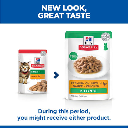 Hill's Science Plan Kitten Wet Food Multipack Chicken & Turkey