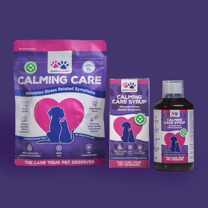 WellPaws Calming Care Syrup Supplement for Dogs & Cats