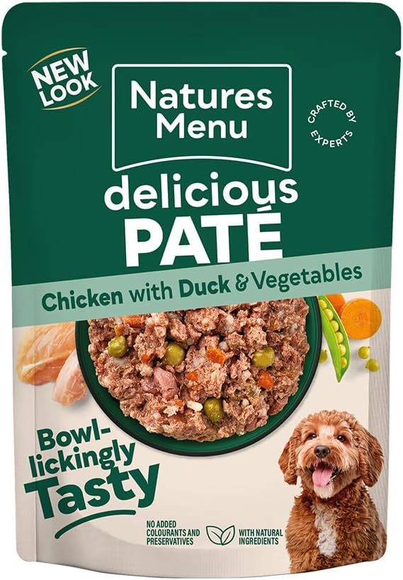 Natures Menu Original Adult Chicken & Duck Wet Dog Food Pouches