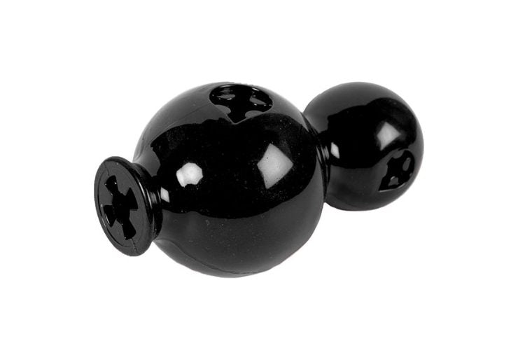Hing Designs Odd Ball Black Interactive Dog Toy