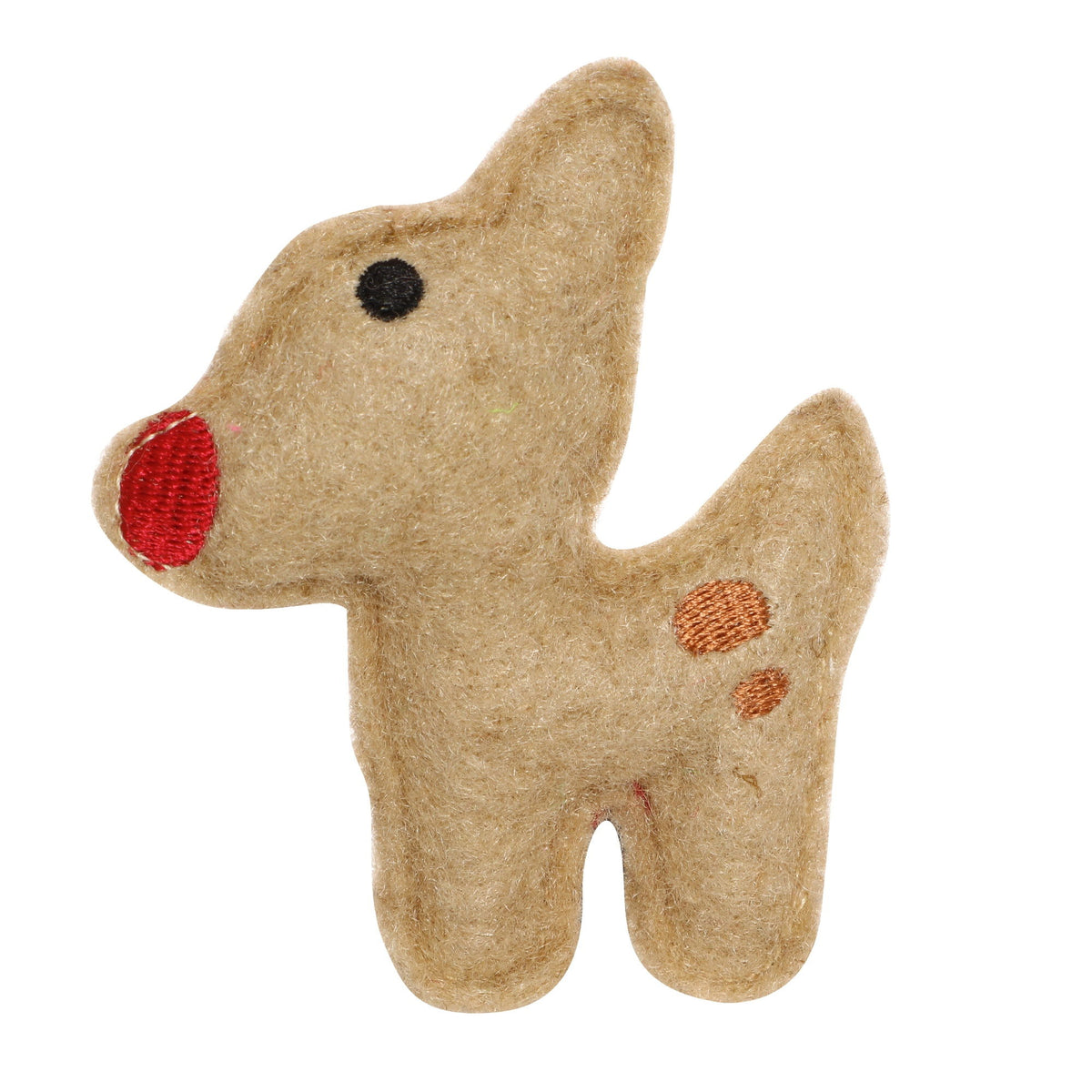Pet Brands Christmas Festive Collection Felt Cat Catnip Toy 3 Pack