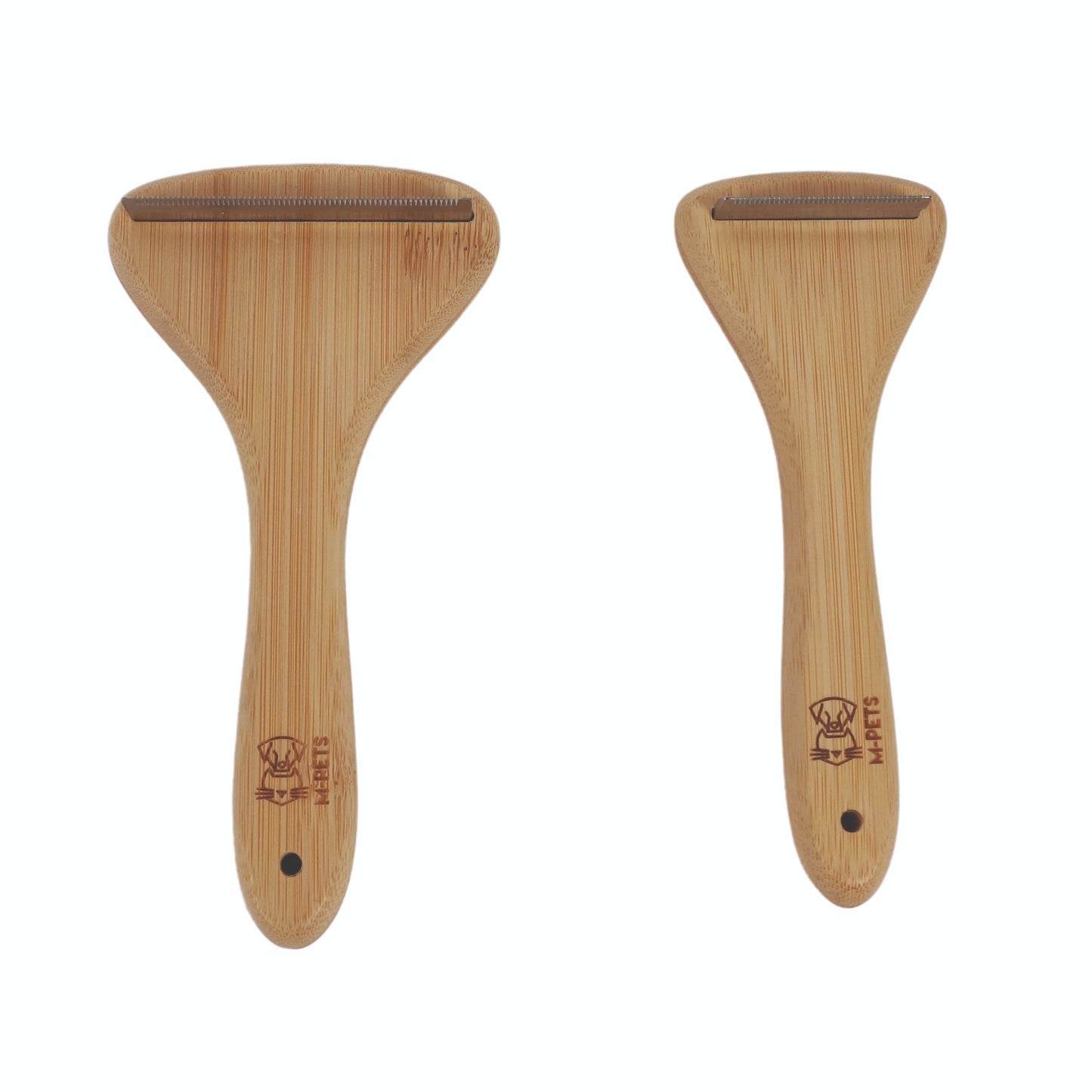 M-Pets Bamboo De-Shedding Brush for Dogs