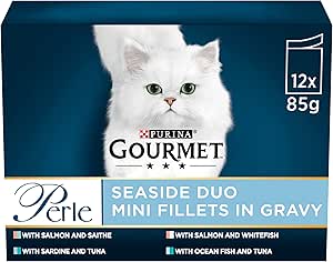 Gourmet Perle Cat Food Pouches Seaside Duo