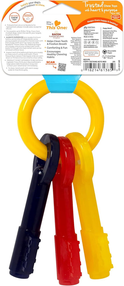 Nylabone Puppy Teething Keys Dog Toy