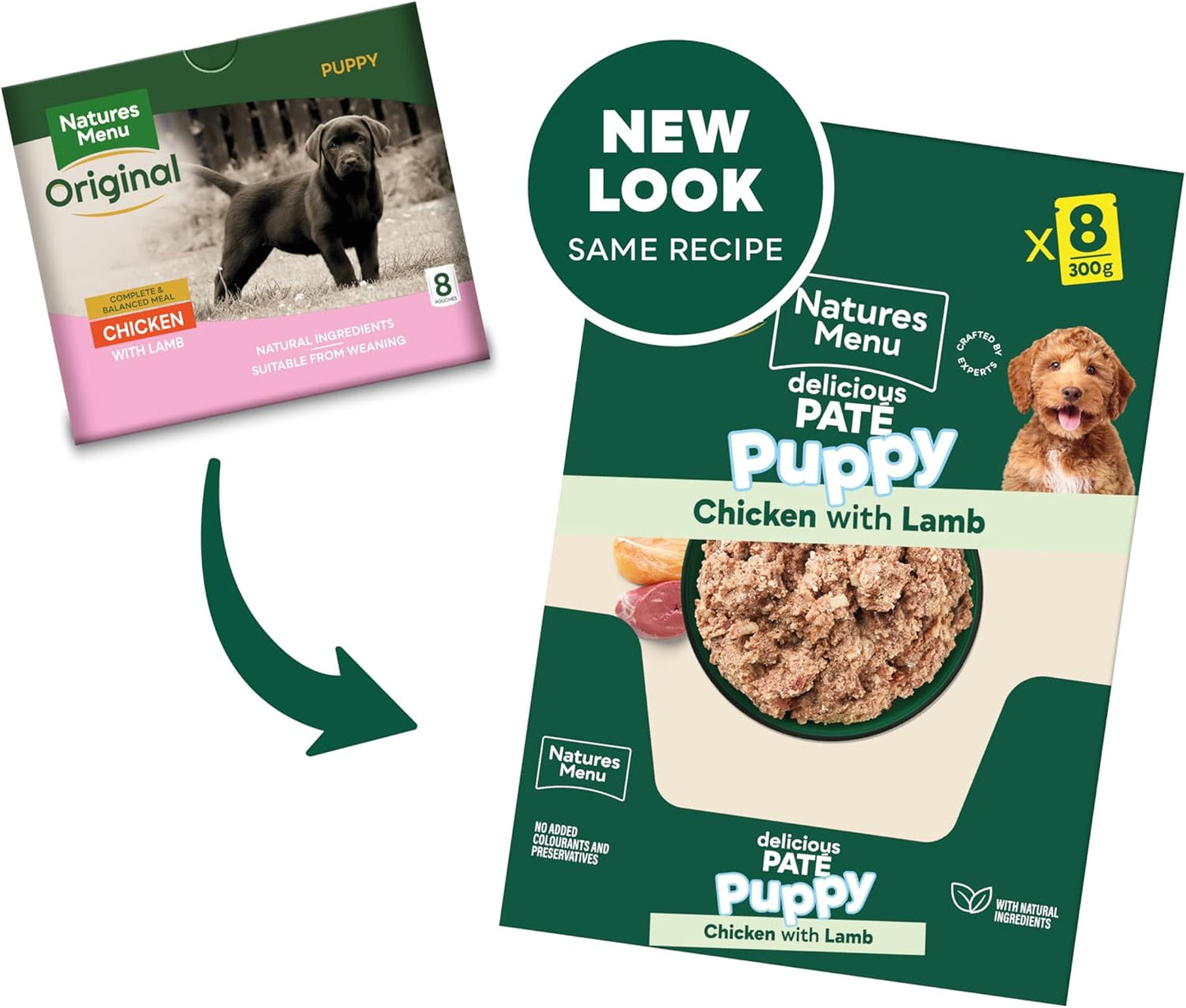 Natures Menu Puppy Wet Dog Food - Chicken, Lamb & Rice