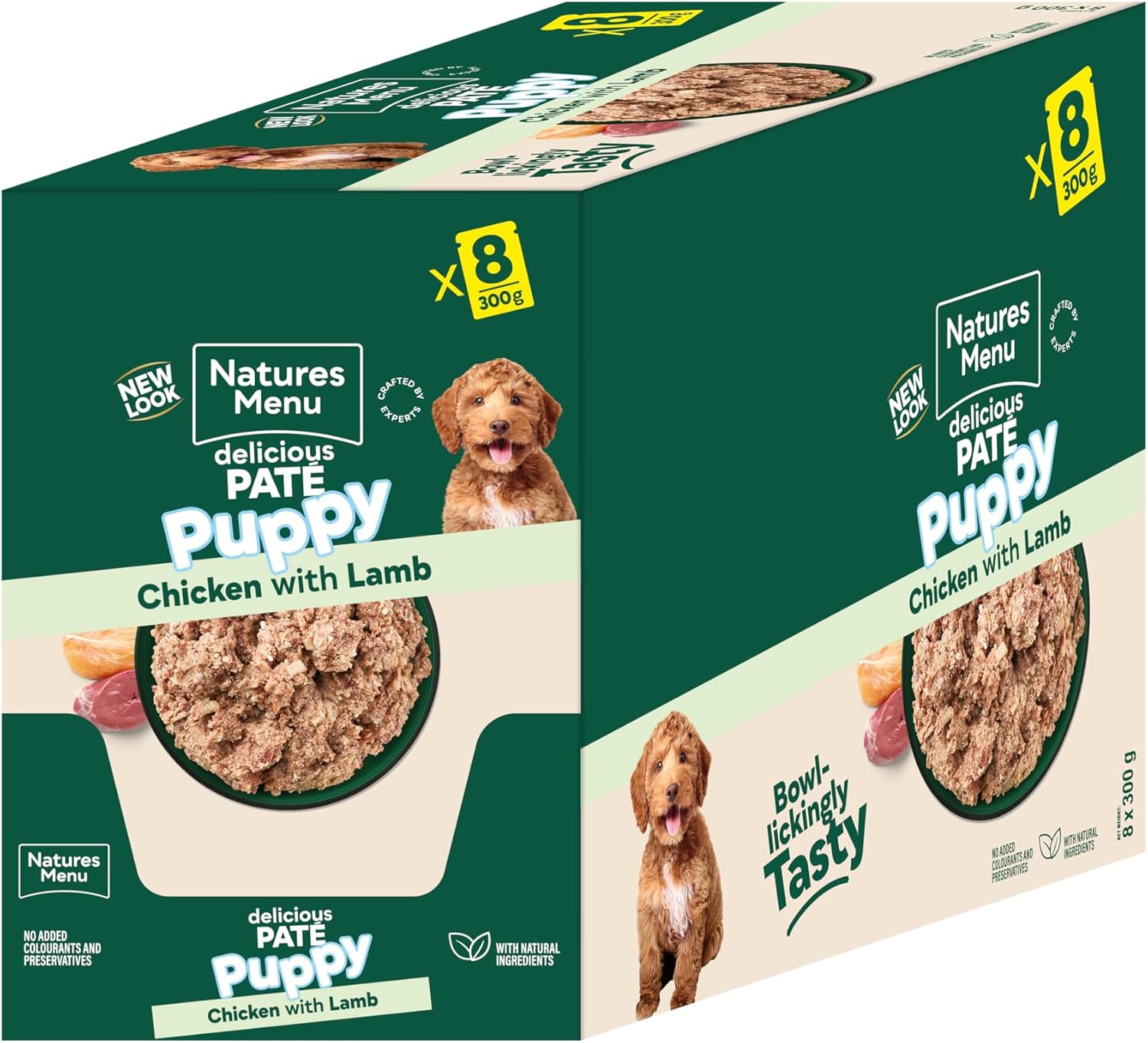 Natures menu Natures Menu Chicken Lamb Puppy Wet Dog Food pet food packaging
